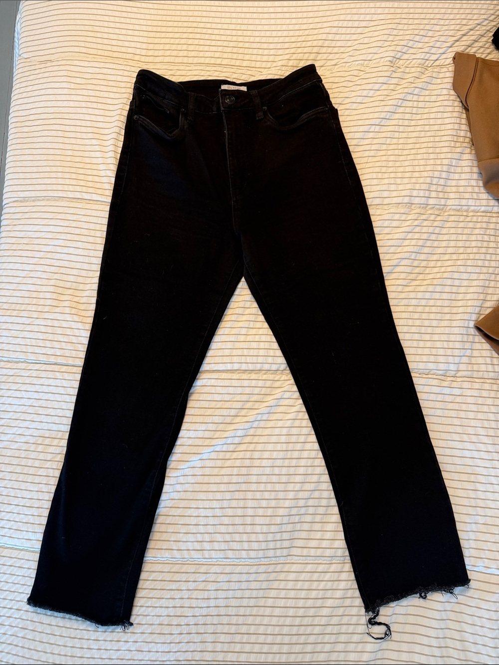 STS Blue Black Ankle Cropped Jeans